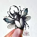 Набор высечек из ткани "Взмах крыла", 23 шт (RozeFlowers)