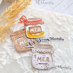 Нож "Пчелиные истории. Медок", 5х5,2 см (ScrapMania)