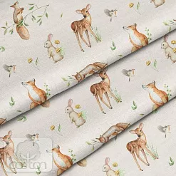 Отрез ткани 79х50 см "Звериная встреча" (Cotton) Отрез ткани 79х50 см "Звериная встреча" (Cotton)