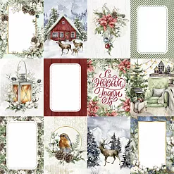 Бумага "Новогодние традиции. Карточки" (ScrapMania)