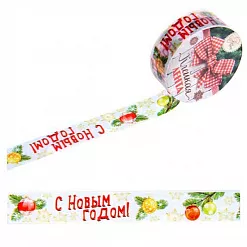 Скотч "Елочные шарики" (АртУзор)