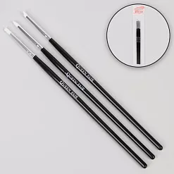 Набор резиновых кисточек для клея с белыми наконечниками, 3 шт