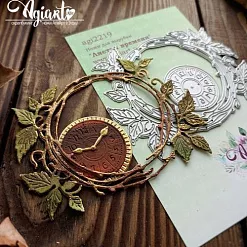 Нож "Листья времени", 10,7х7,5 см (AgiArt)