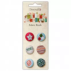 Набор тканевых брадсов "Это рождество!" (Dovecraft) Набор тканевых брадсов "Это рождество!" (Dovecraft)