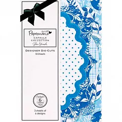 Набор бумаги для журналинга "Burleigh blue. Очарование голубого" (DoCrafts)