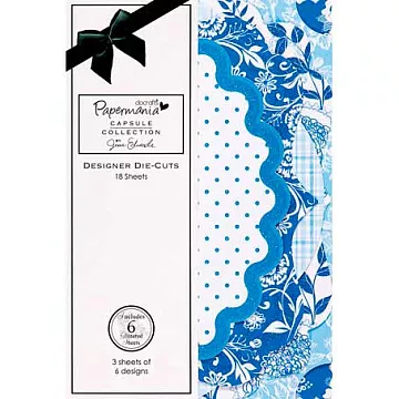 Набор бумаги для журналинга "Burleigh blue. Очарование голубого" (DoCrafts)