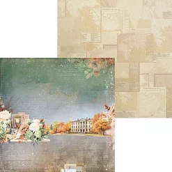 Бумага 30х30 см "Первый звонок. Лист 04" (Scrapodelie) Бумага 30х30 см "Первый звонок. Лист 04" (Scrapodelie)