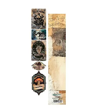 Бумага 6х30 см "Behind Closed Doors. Для вырезания 03" (Alchemy of Art)