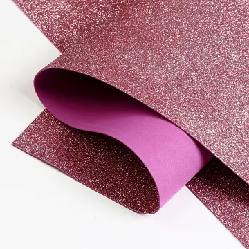 Лист фоамирана 60х70 см с глиттером "Темно-розовый"