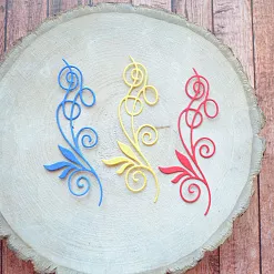 Набор вырубок "Яркие вензеля" Набор вырубок "Яркие вензеля"