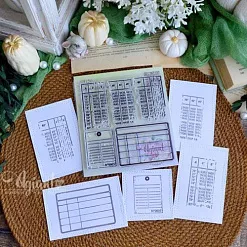 Штамп "Учебный архив", 6,5х4,5 см (AgiArt)