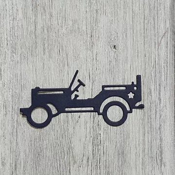 Нож "Военный джип", 6,7х3,2 см (ArtScrap)