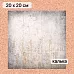 Калька 20х20 см "Стальное сердце 16", плотность 110 гр/м2 (ScrapMania)