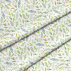 Отрез ткани 79х50 см "Луговые травы" (Cotton)