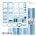 20х20 Бумага "Фономикс. Голубой. Дизайн-Обложка" (ScrapMania)