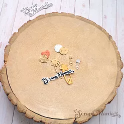 Нож "Детство. Булавочка", 1,1х3 см (ScrapMania) Нож "Детство. Булавочка", 1,1х3 см (ScrapMania)