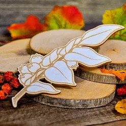 Чипборд "Ветка барбариса", 8х3 см (WoodHome) Чипборд "Ветка барбариса", 8х3 см (WoodHome)