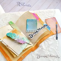 Нож "Школьная жизнь. Блокнот", 7,6х11,5 см (ScrapMania)