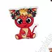 Акриловое украшение "Дракончик красный", 3х2,8 см Акриловое украшение "Дракончик красный", 3х2,8 см