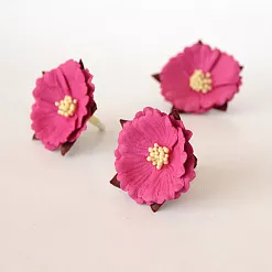 Цветок китайского пиона "Фуксия", 1 шт (Craft)