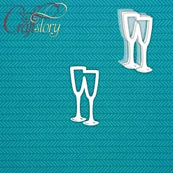 Набор украшений из чипборда "Шейкер. Бокалы" (CraftStory)