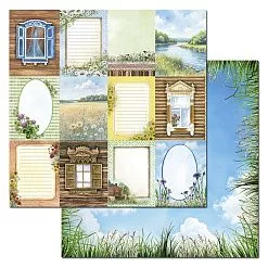 Бумага "Летняя деревня. Карточки" (ScrapMania)