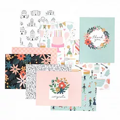 Набор открыток с конвертами "This is Family", 10 штук (Pebbles)