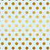 Бумага с фольгированием "Every day gold. Golden dots blue" (Скрапмир)