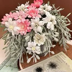 Штамп "Цветочный №15", 3,5х3,5 см (AgiArt)