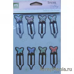 Скрепки "Весна", коллекция Spring Fling (Making Memories) Скрепки "Весна", коллекция Spring Fling (Making Memories)