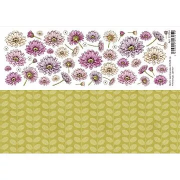Лист с картинками 10х30 см "Непоседы. Цветы" (ScrapMania)