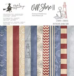 Набор бумаги 30х30 см "Off Shore II", 12 листов (Piatek13)