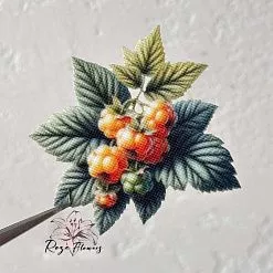 Набор высечек из ткани "Крыжовник", 23 шт (RozeFlowers)