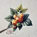 Набор высечек из ткани "Крыжовник", 23 шт (RozeFlowers)