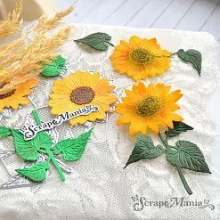 Нож "Подсолнух - король лета", 5,2х5,5 см (ScrapMania)