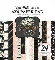 Набор бумаги 15х15 см "Wedding day" (Echo Park)