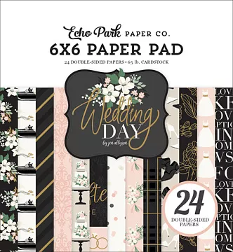 Набор бумаги 15х15 см "Wedding day" (Echo Park)