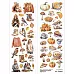 Лист с картинками 10х30 см "Художница Осень. Картинки" (ScrapMania)