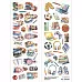 Лист с картинками 10х30 см "Школьная жизнь. Ученики" (ScrapMania)