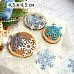 Нож "Снежинка крупная. Простая", 4,5 см (ScrapMania)