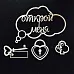 Набор украшений из чибпорда "Открой меня" (Fleur-design)