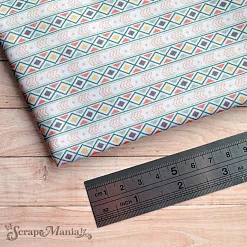 Отрез ткани 75х50 см "Этника. Детская. Орнамент" (ScrapMania)