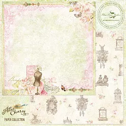 Бумага "Attic charm. Attire" (Blue Fern) Бумага "Attic charm. Attire" (Blue Fern)