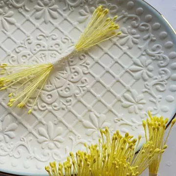 Тычинки "Капли мини. Светло-желтые", 0,1 см, 25 шт (AgiArt)