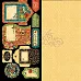 Набор высечек 15х30 см "Nature sketchbook. Этюды природы" (Graphic 45)