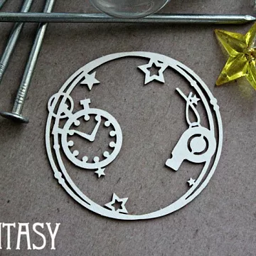 Украшение из чипборда "Рамка. Спорт" (Fantasy)