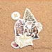 Набор высечек из бумаги "Золотой Новый Год", 39 шт (ScrapMania)