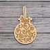 Деревянное украшение "Ёлочная игрушка с завитками" (ПроСвет)
