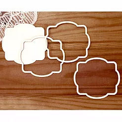 Украшение из чипборда "Шейкер. Рамка" (Просто небо)