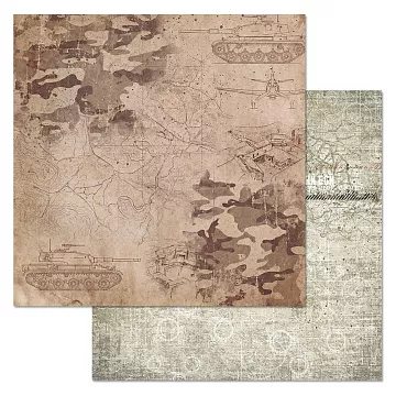 Бумага "Радость Победы. Линия фронта" (ScrapMania)